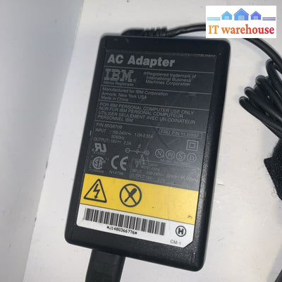 Genuine IBM AC Adapter 16V 2.2A P/N:85G6709 3-Prong + Power Cord