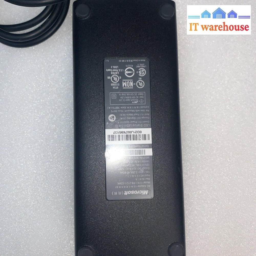 Genuine Microsoft Xbox 360 Slim Power Supply PB-2121-02MX AC Adapter X856285-004