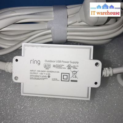 Genuine Ring Indoor/Outdoor Power Supply Adapter Micro Usb For Camera 15Pfl-05