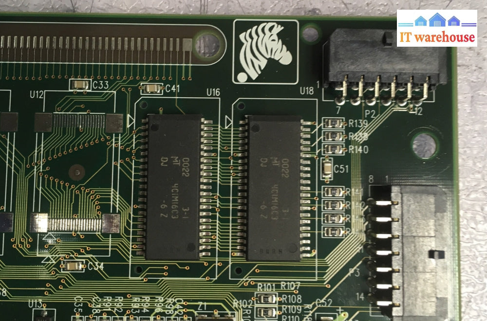 + Genuine Zebra Z4M  Label Printer Main Logic Board P/N 77701 Rev-3