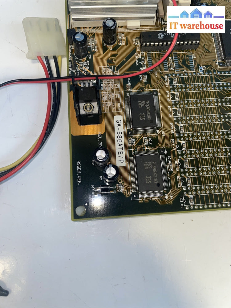 GIGABYTE GA-586ATE/P SOCKET 7 ISA PCI MOTHERBOARD / CPU/RAM
