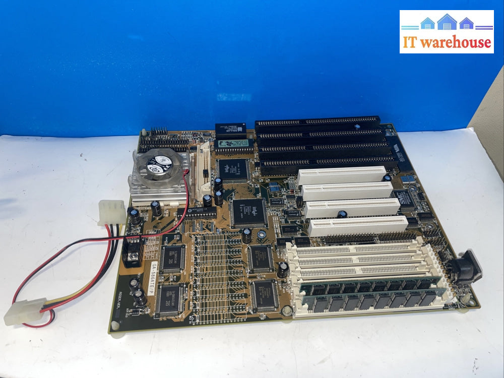 GIGABYTE GA-586ATE/P SOCKET 7 ISA PCI MOTHERBOARD / CPU/RAM