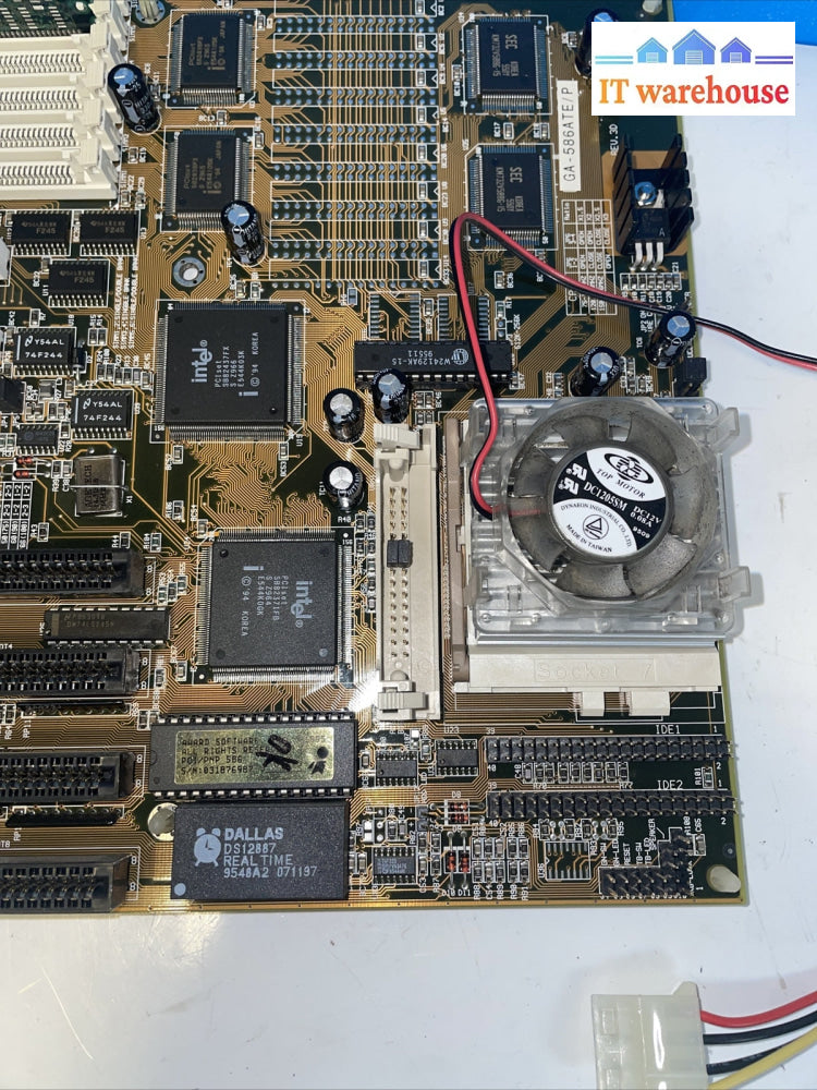 GIGABYTE GA-586ATE/P SOCKET 7 ISA PCI MOTHERBOARD / CPU/RAM