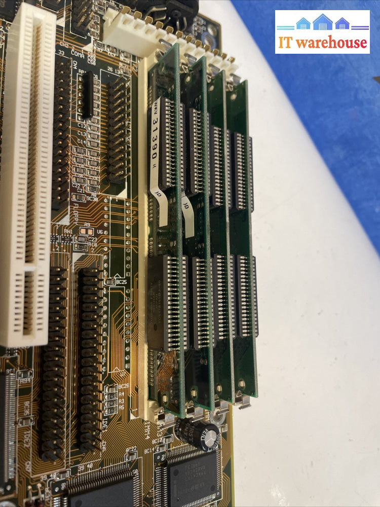Gigabyte GA-586ATV Socket 7 Motherborad w / CPU +Ram