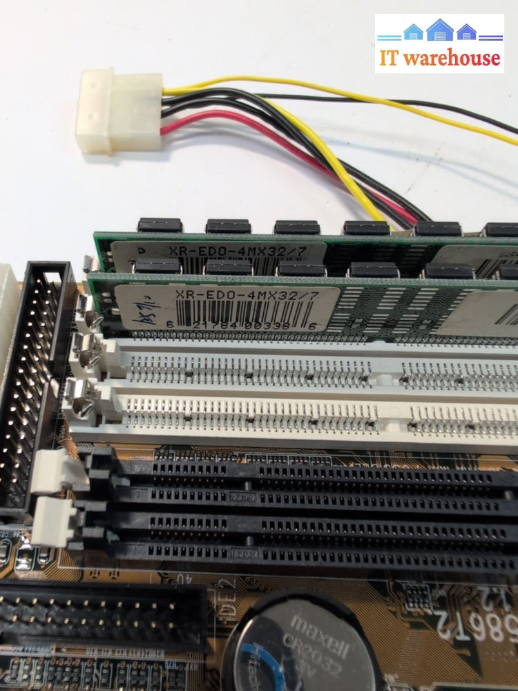  GIGABYTE GA-586T2 SOCKET  7 Mainboard  PCI /ISA Baby-AT With CPU & RAM -