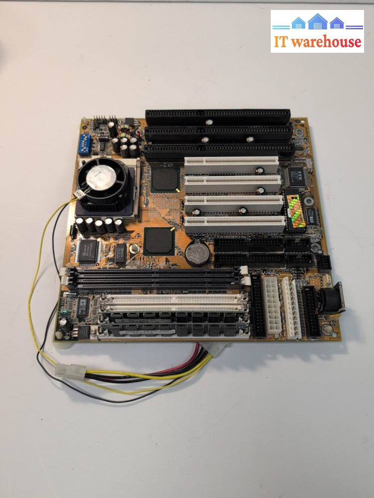  GIGABYTE GA-586T2 SOCKET  7 Mainboard  PCI /ISA Baby-AT With CPU & RAM -