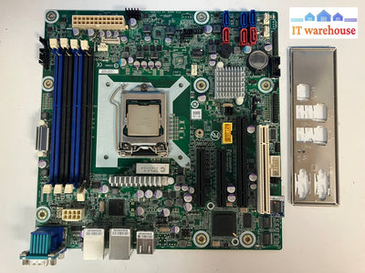 ~ GIGABYTE GA-6UASV Rev: 1.3 LGA 1155 Motherboard W/ Intel Xeon E3-1220 & Shield