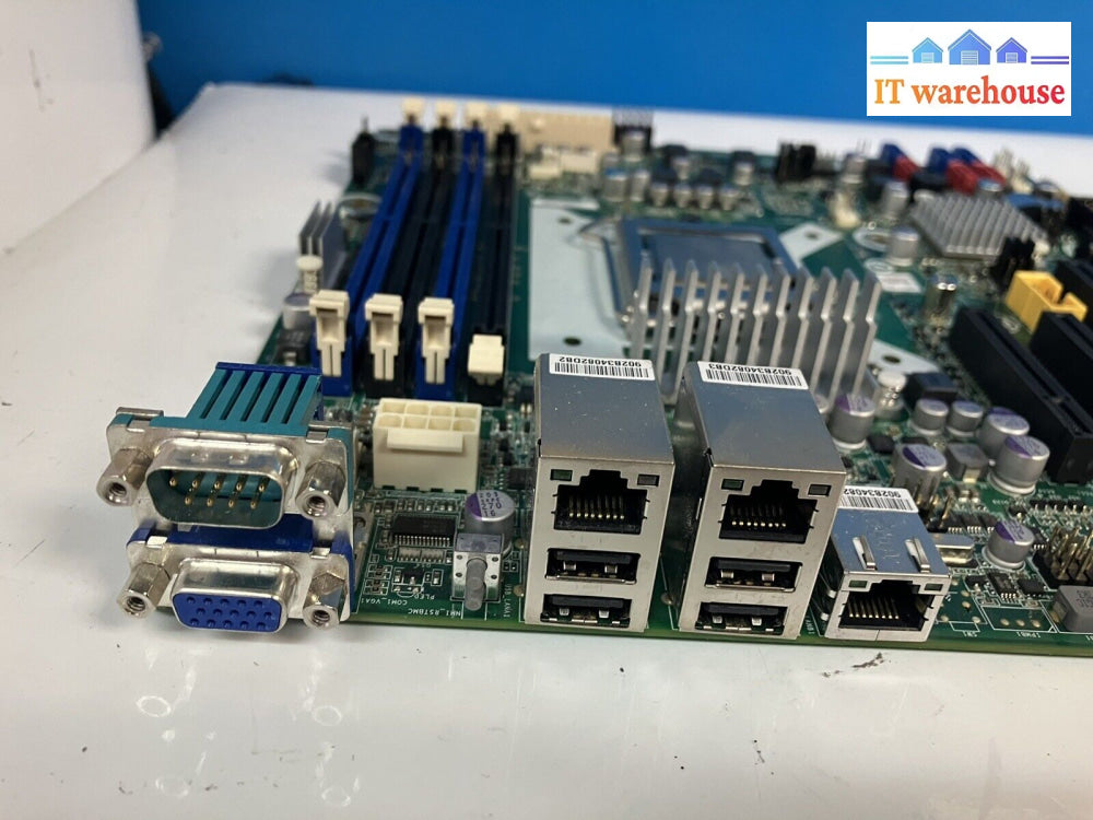 ~ GIGABYTE GA-6UASV Rev: 1.3 LGA 1155 Motherboard W/ Intel Xeon E3-1220 & Shield