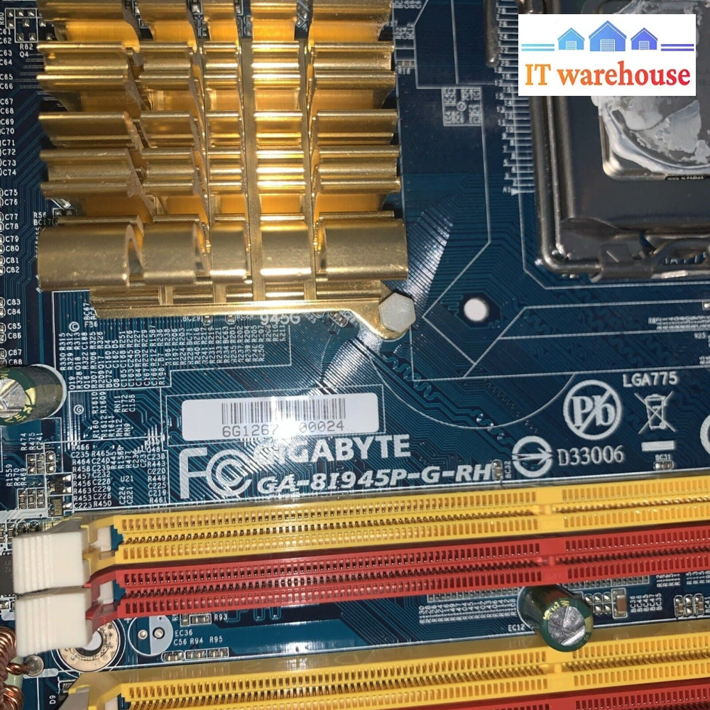 Gigabyte GA-8I945P-G-RH, LGA 775/Socket T, Intel Motherboard w/ PD 2.8GHZ
