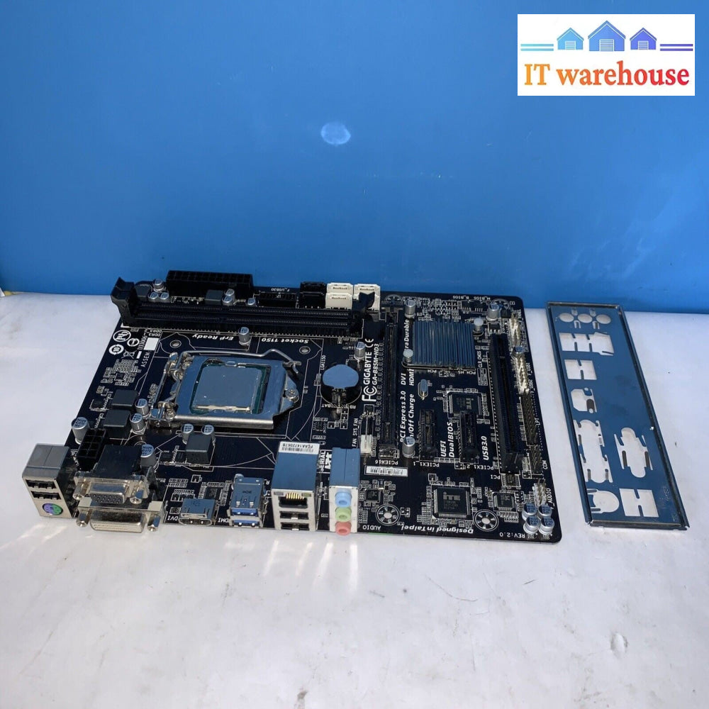 Gigabyte GA-B85M-HD3 Intel B85 Motherboard LGA 1150 DDR3 Micro ATX + i5-4460 CPU