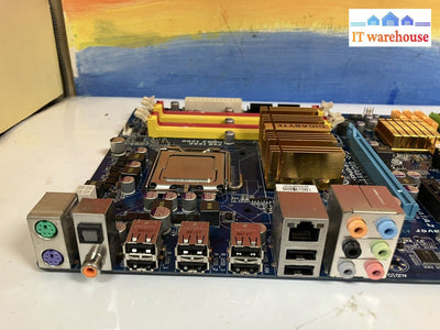 ~ Gigabyte Ga-Ep45-Ds3L Motherboard Socket 775 + Intel Q6600 Core 2 Quad Slacr