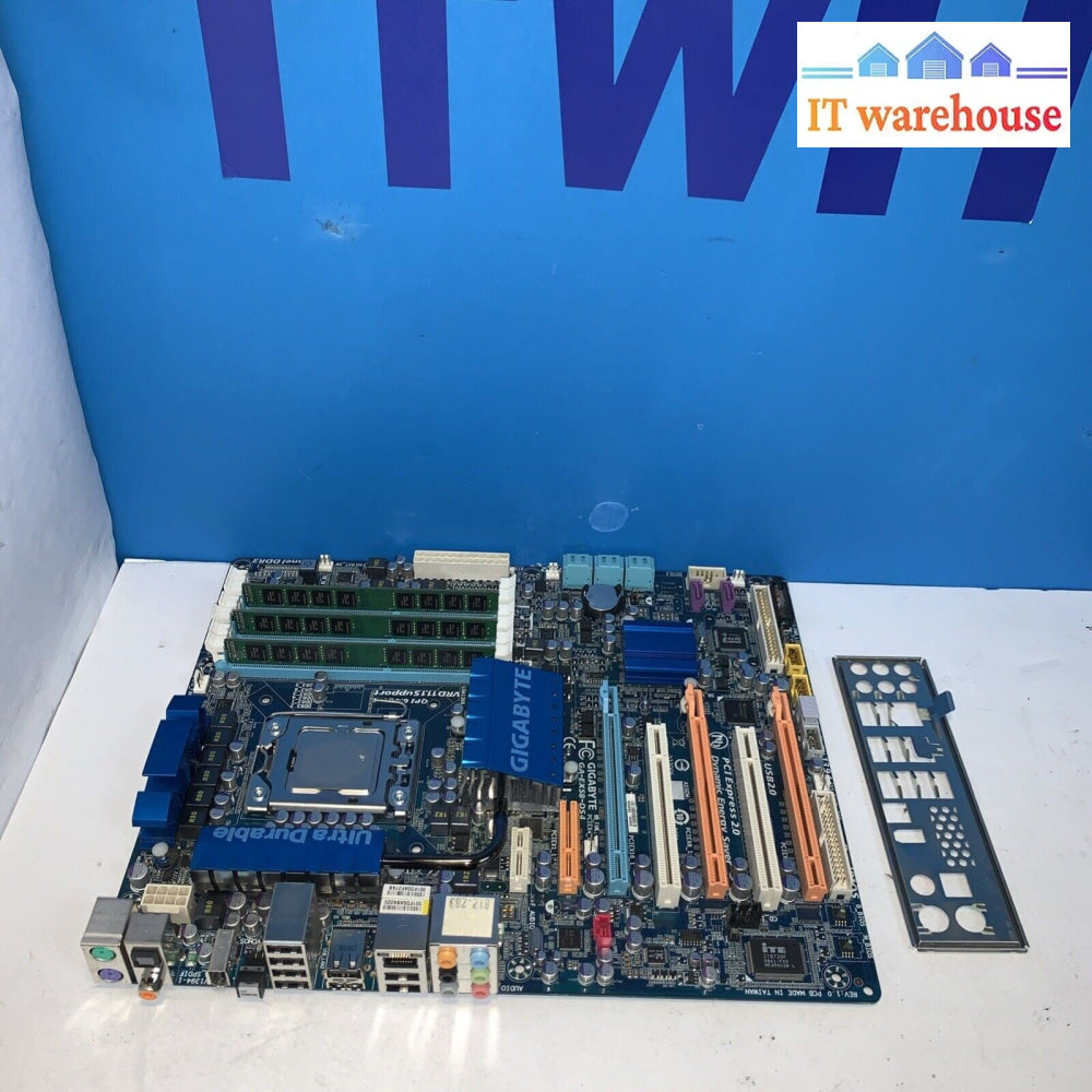GIGABYTE GA-EX58-DS4 LGA 1366 DDR3 ATX Motherboard W/ Intel i7-920 CPU+12GB ram