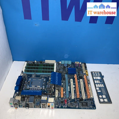 GIGABYTE GA-EX58-DS4 LGA 1366 DDR3 ATX Motherboard W/ Intel i7-920 CPU+12GB ram