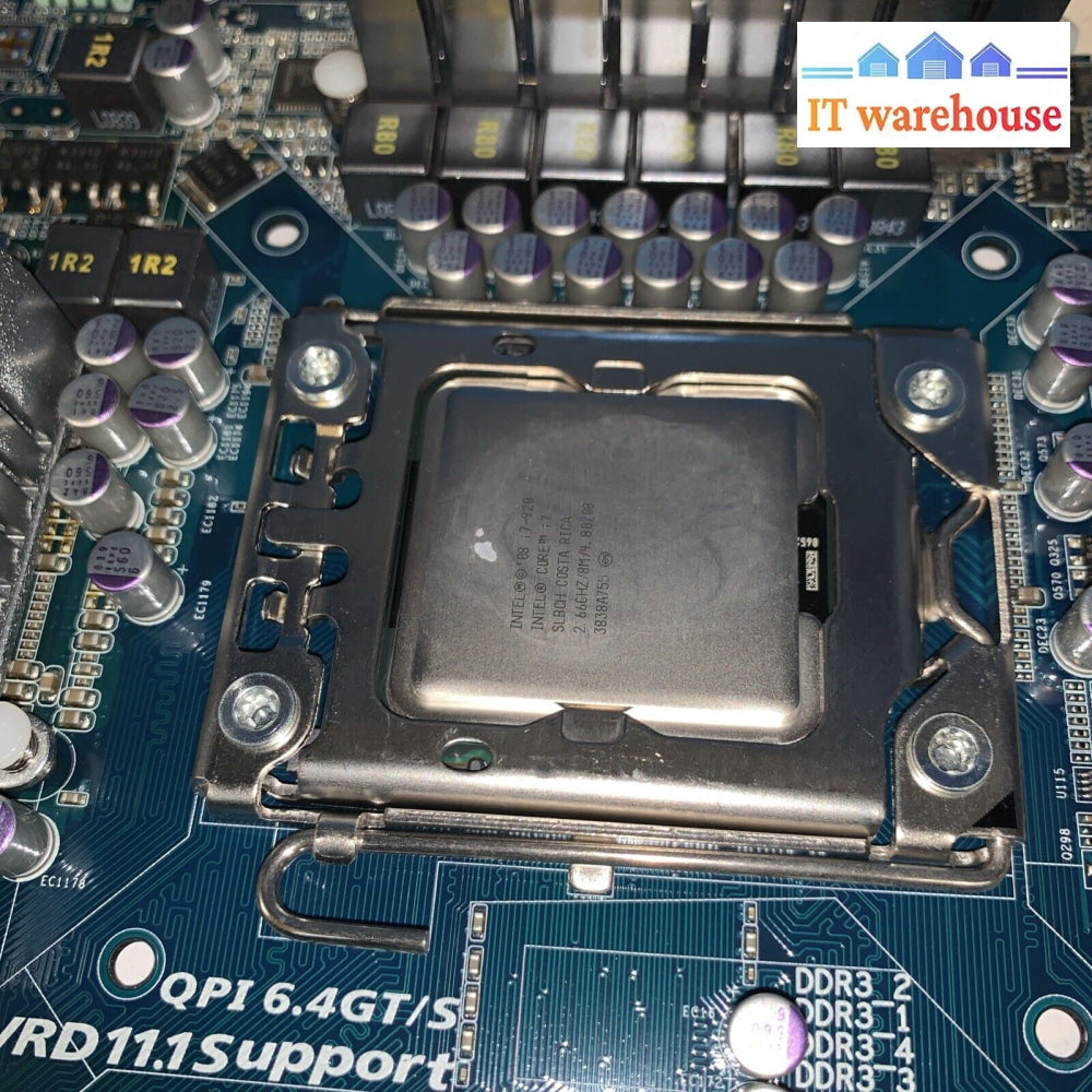 GIGABYTE GA-EX58-DS4 LGA 1366 DDR3 ATX Motherboard W/ Intel i7-920 CPU + 12GB ram