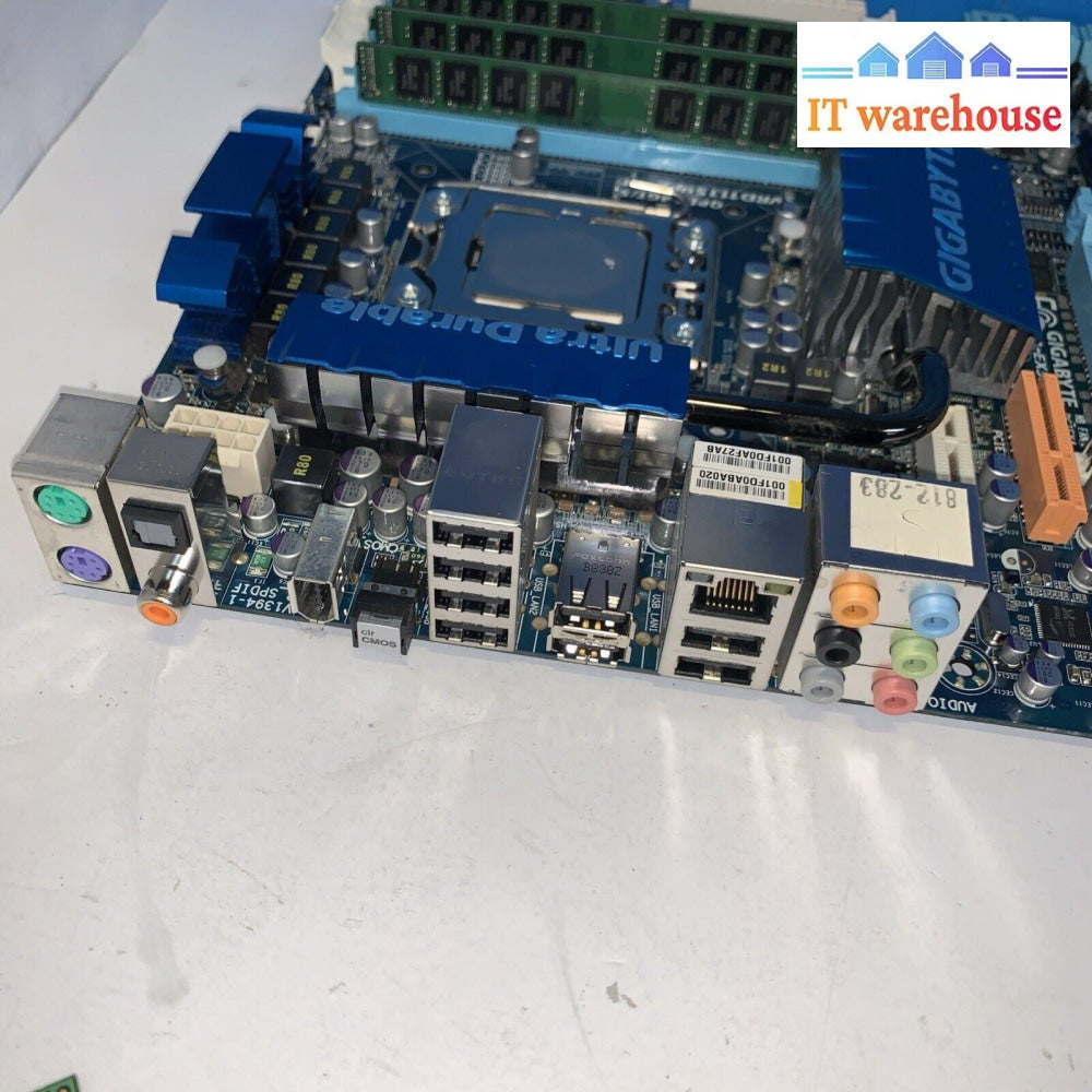 GIGABYTE GA-EX58-DS4 LGA 1366 DDR3 ATX Motherboard W/ Intel i7-920 CPU+12GB ram