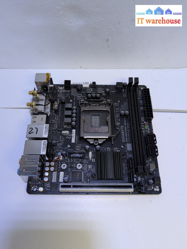 GIGABYTE GA-H270N-WIFI Intel H270 LGA 1151 Intel Mini ITX Motherboard Tested -