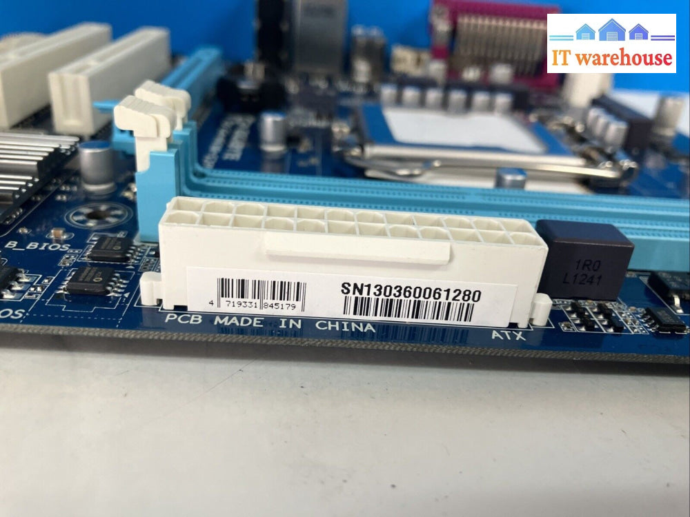 Gigabyte GA-H61M-S2PV LGA1155 DDR3 Intel Motherboard With I/O Shield ~
