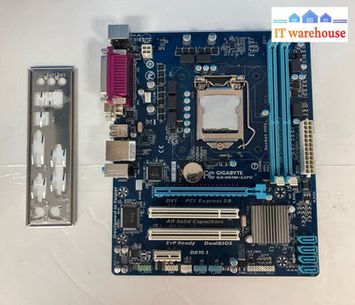 Gigabyte GA-H61M-S2PV LGA1155 DDR3 Intel Motherboard With I/O Shield ~