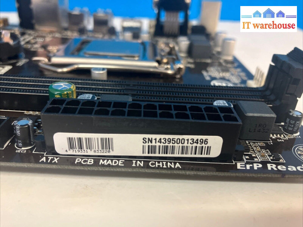 GIGABYTE GA-H81M-S2H SOCKET 1150 With Intel Pentium G3240 CPU + I/O Shield ~
