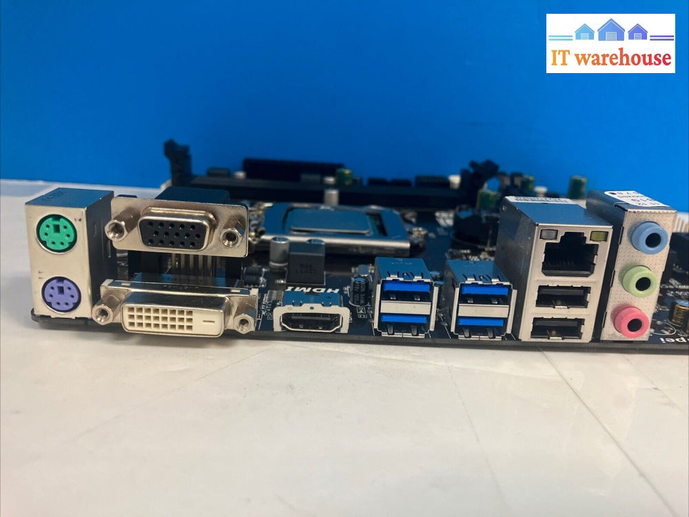 GIGABYTE GA-H81M-S2H SOCKET 1150 With Intel Pentium G3240 CPU + I/O Shield ~