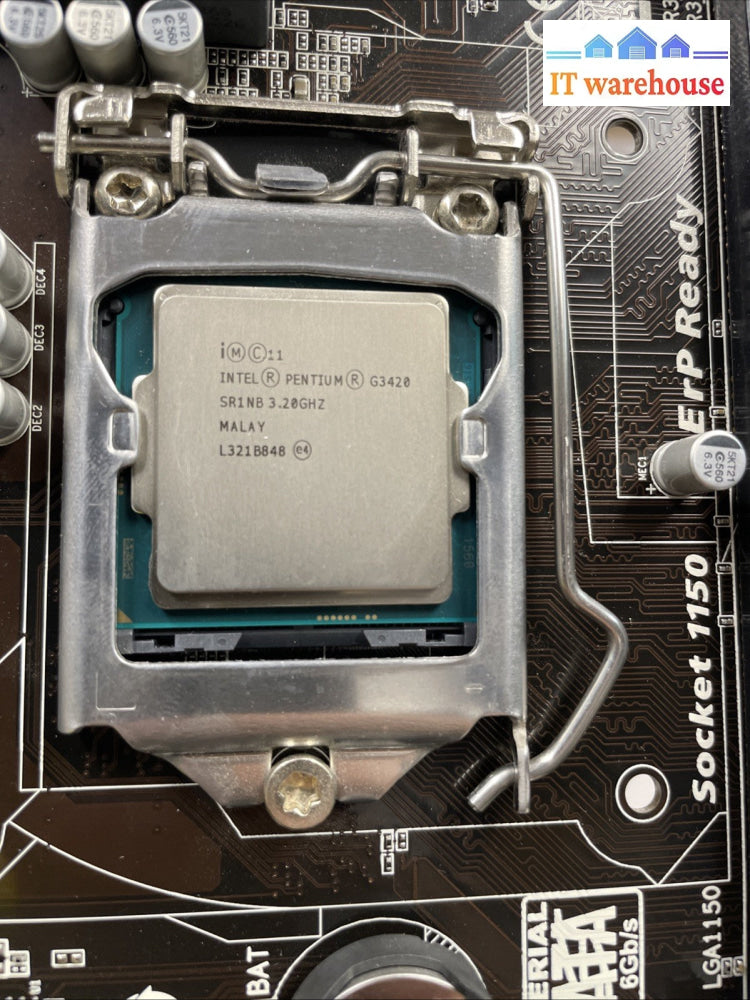 GIGABYTE GA-H81M-S2PV INTEL LGA 1150 DDR3 HDMI mATX MOTHERBOARD With CPU