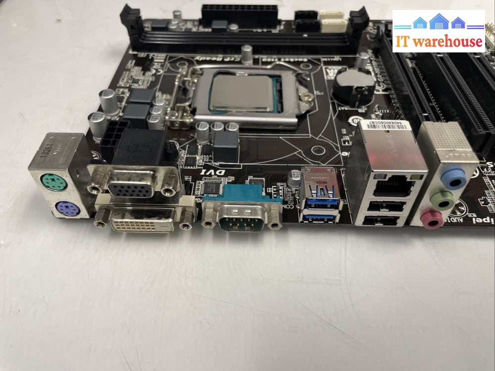 GIGABYTE GA-H81M-S2PV INTEL LGA 1150 DDR3 HDMI mATX MOTHERBOARD With CPU