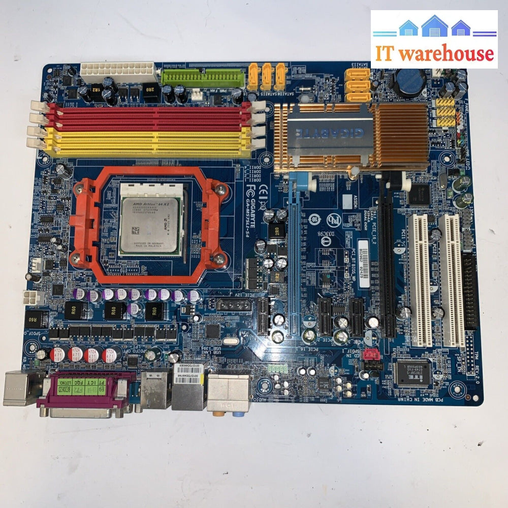 Gigabyte GA-M57SLI-S4 Socket AM2 AMD Athlon Motherboard w/ CPU 6000 + 