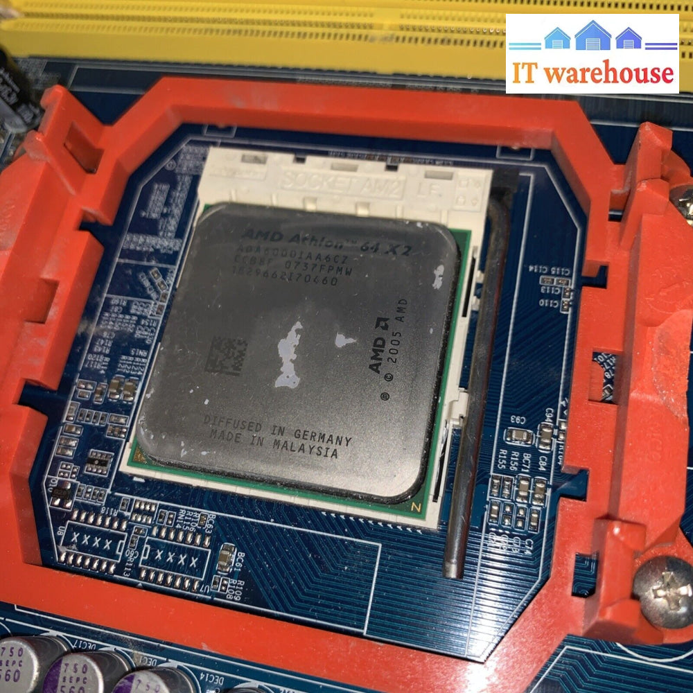 Gigabyte GA-M57SLI-S4 Socket AM2 AMD Athlon Motherboard w/ CPU 6000 + 