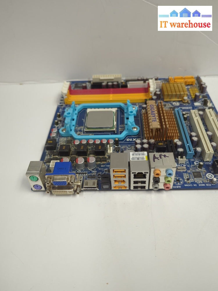 Gigabyte GA-MA78GM-S2H Motherboard Socket AM3/AM2 + /AM2 DDR2 W/AMD 920 CPU