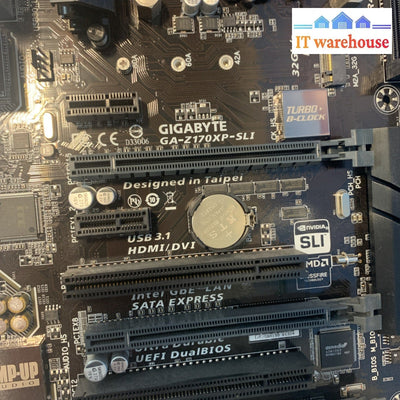 Gigabyte GA-Z170XP-SLI Motherboard With i3-6100 CPU