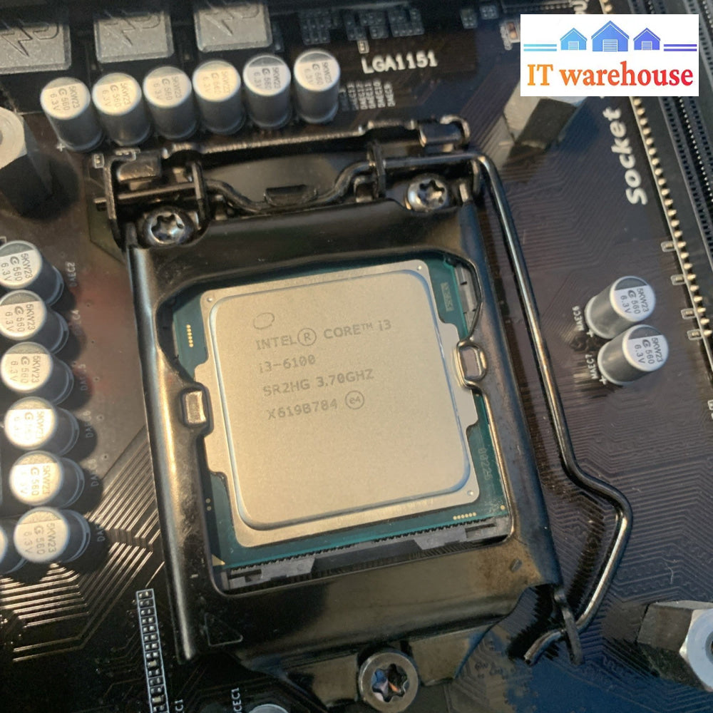 Gigabyte GA-Z170XP-SLI Motherboard With i3-6100 CPU