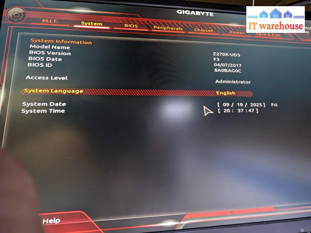 Gigabyte GA-Z270X-UD5 Motherboard With Pentium G3900 CPU ( READ ) -