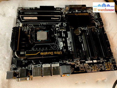 Gigabyte GA- Z97X UD5H-BK - LGA 1150 ATX with CPU/ / 16GB RAM (NO IO plate)