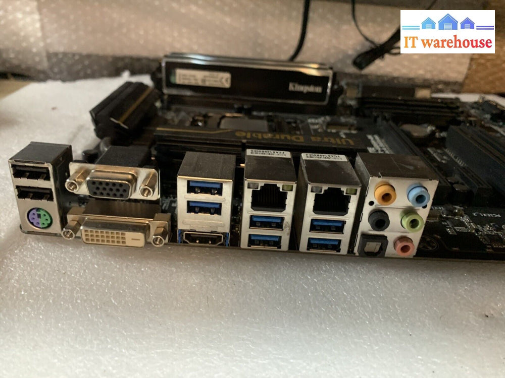 Gigabyte GA- Z97X UD5H-BK - LGA 1150 ATX with CPU/ / 16GB RAM (NO IO plate)