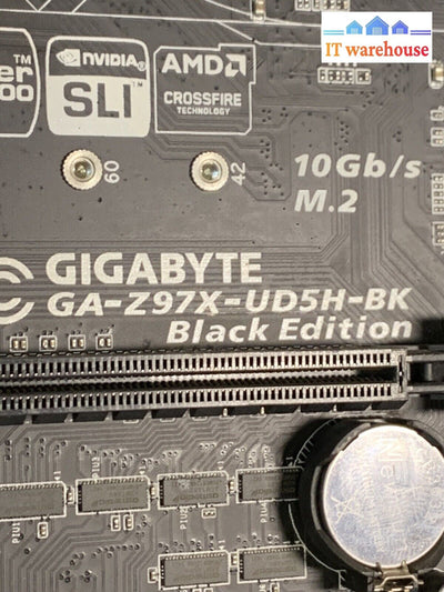Gigabyte GA- Z97X UD5H-BK - LGA 1150 ATX with CPU/ / 16GB RAM (NO IO plate)