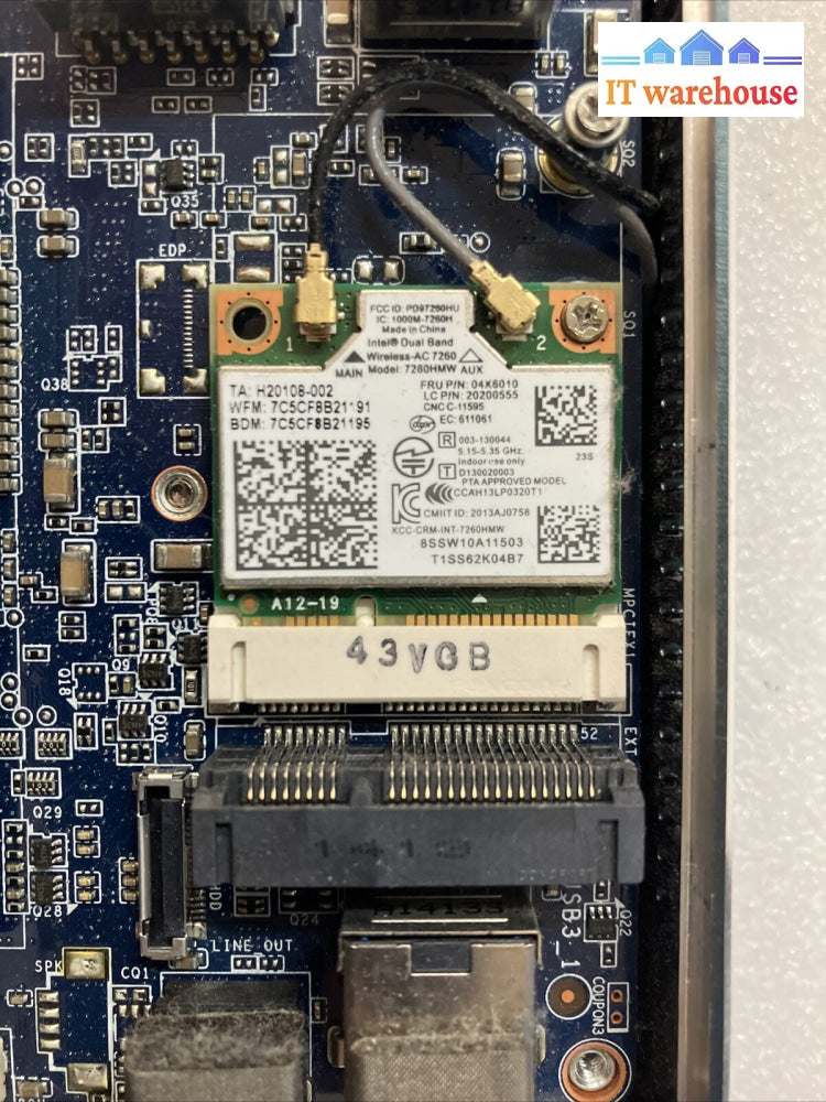 ~Gigabyte Gb-Bxi3-4010 Ultra Compact Desktop Pc I3-4010U /4Gb Ram /No Msata Disk