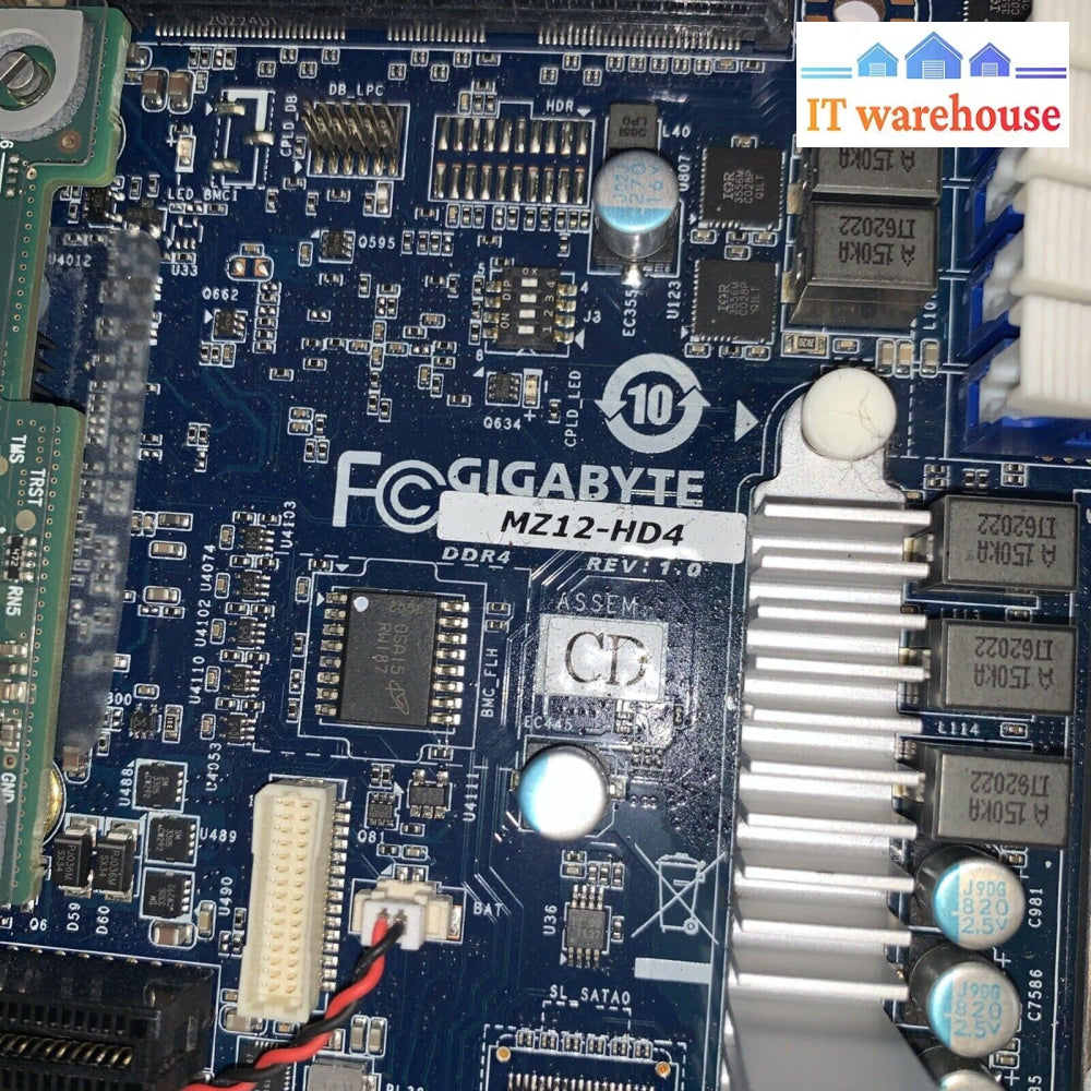 Gigabyte MZ12-HD4 DDR4 server motherboard