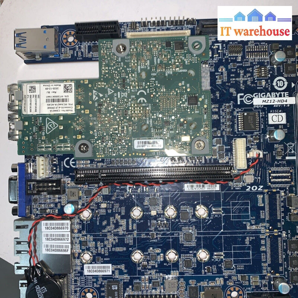 Gigabyte MZ12-HD4 DDR4 server motherboard