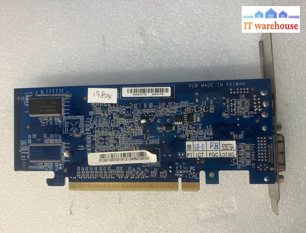 ~GIGABYTE NVIDIA GeForce 6200 GV-NX62TC256DS PCIe 256MB DVI S-Video Graphic Card