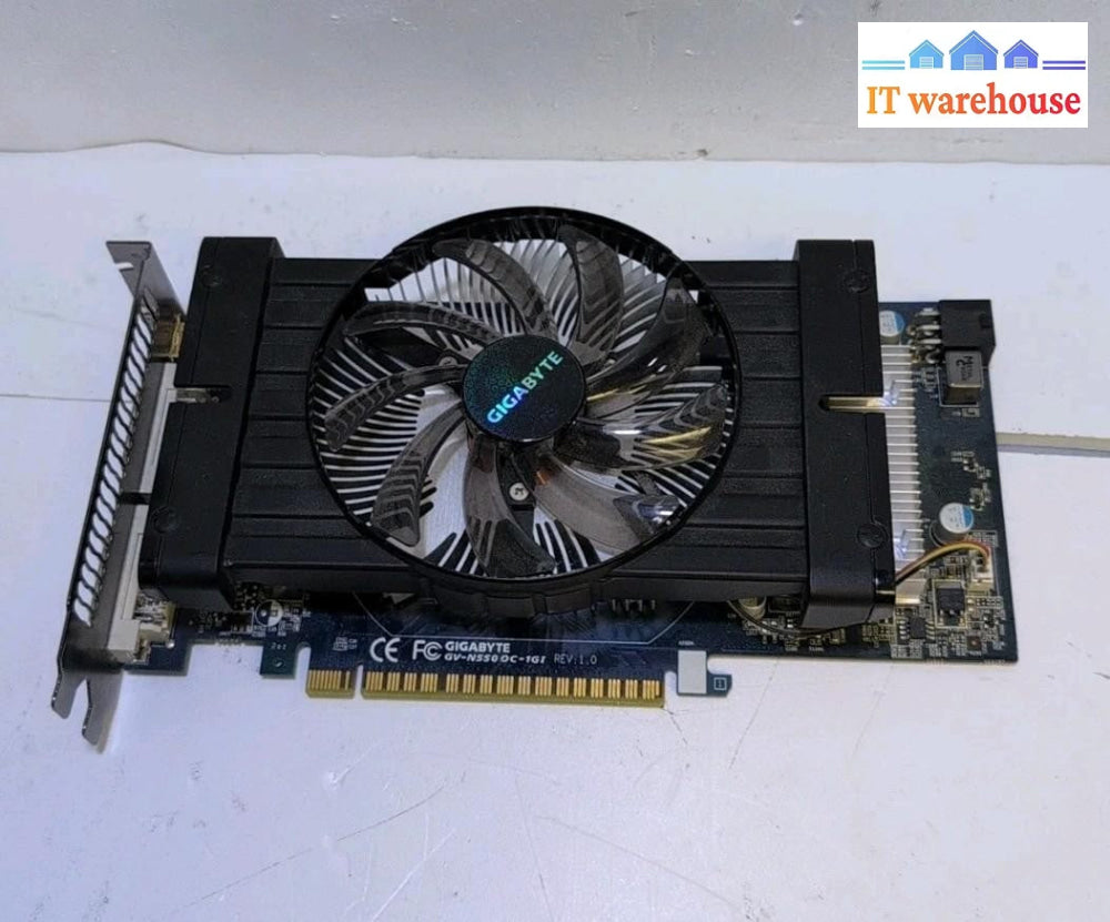 Gigabyte Nvidia GeForce GTX 550 GV-N550 OC-1GI 1GB graphics card GPU W/Cable -