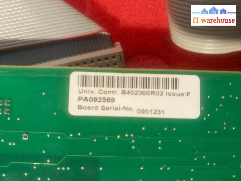 . GLOBE INC A1272-1 CONTROLLER BOARD UNIV CONTR. B402366R02 PA092569  