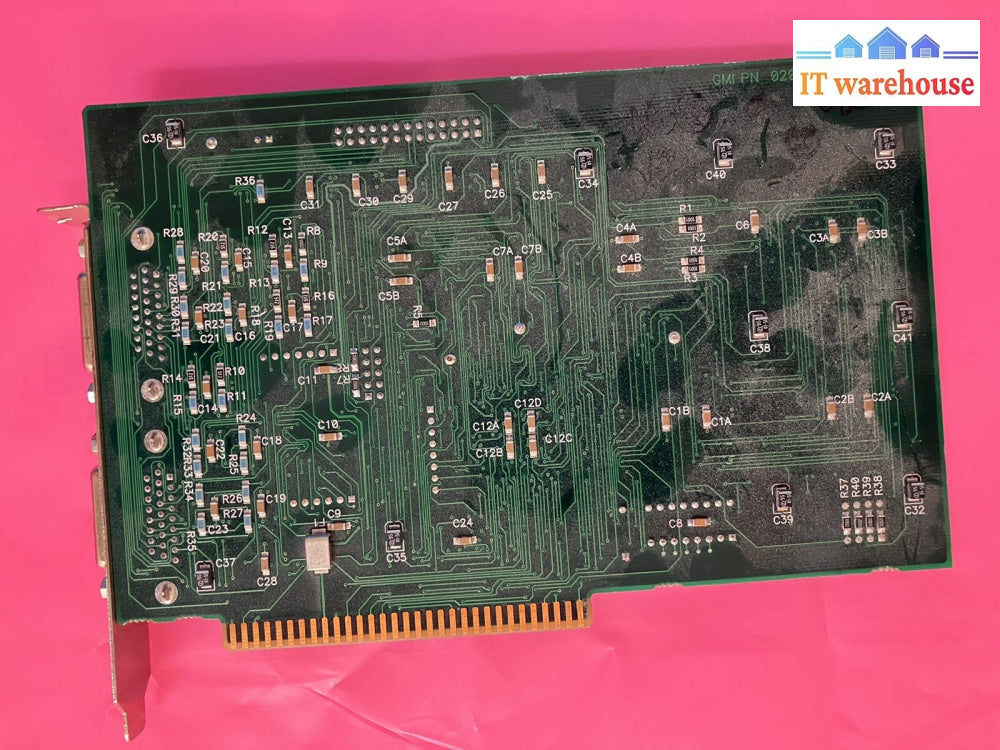 ~ GMI 05G100243 294V-0 0620 31 Pin Edge Connector W/ AMP 26 Pin D-sub