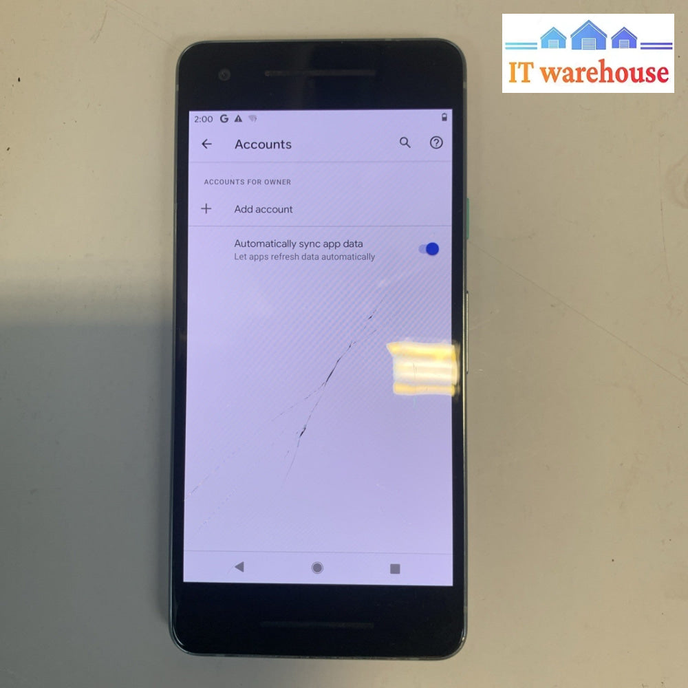 Google Pixel 2 (64GB) - Unlocked- screen cracked
