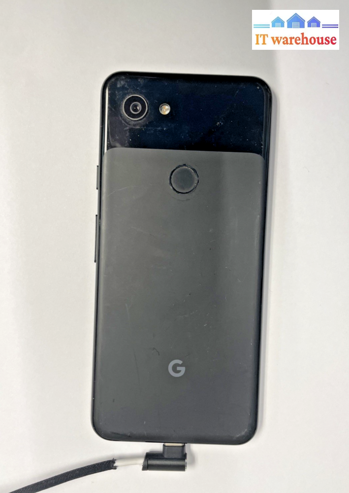 Google Pixel 3a 64GB  (Unlocked) with cracked screen Smartphone Tested  +