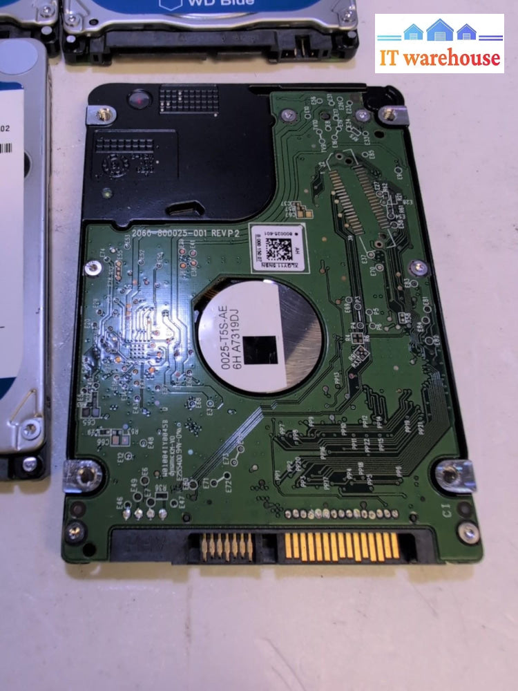 (GRADE A) 4x Western Digital Blue 500GB, 5400 RPM, 2.5" WD5000LPCX Hard Drives-