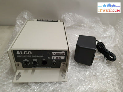 - (Grade A) 6X Algo 3005 Doorphone Control Unit With Ac Adapter
