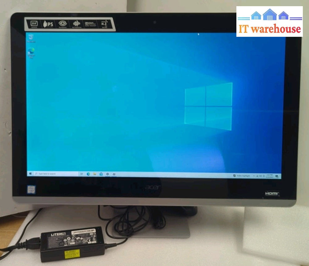 (GRADE A) Acer Aspire Z3-715 24" AIO PC i3-6100T CPU/8GB DDR4/240GB SSD/WIN10 -