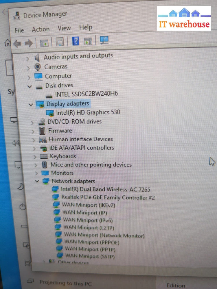 (GRADE A) Acer Aspire Z3-715 24" AIO PC i3-6100T CPU/8GB DDR4/240GB SSD/WIN10 -