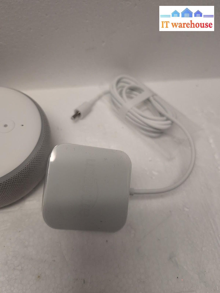 (GRADE A) Amazon Echo Dot 3rd Gen Smart Speaker (White) - W/ Power Supply -