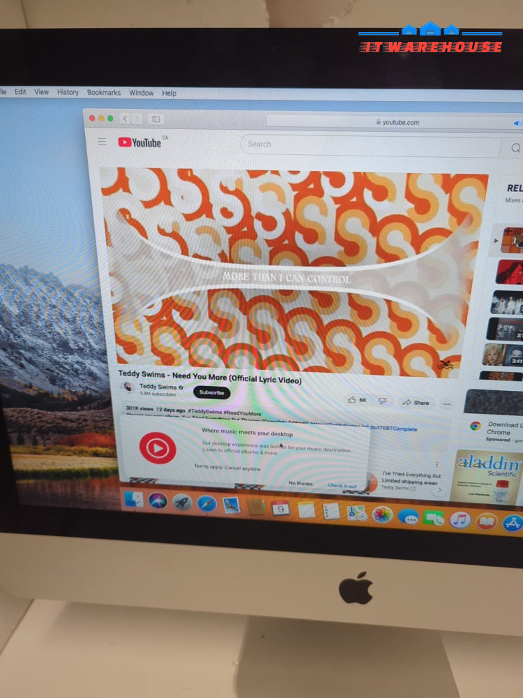 (GRADE A) Apple iMac 21.5" 2013 A1418 i5 2.9GHz/ 8GB RAM /1TB HDD/10.13  -
